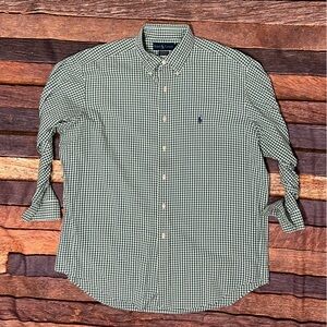 Polo Ralph Lauren Yarmouth Shirt Checkered Long Sleeve Button Down Shirt XL